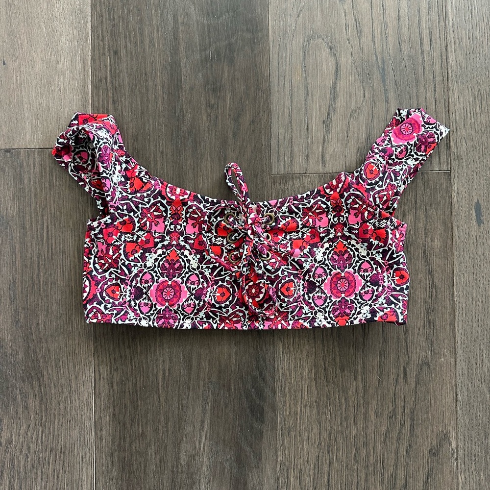 Billabong Del Rey Lace Up Bikini Top